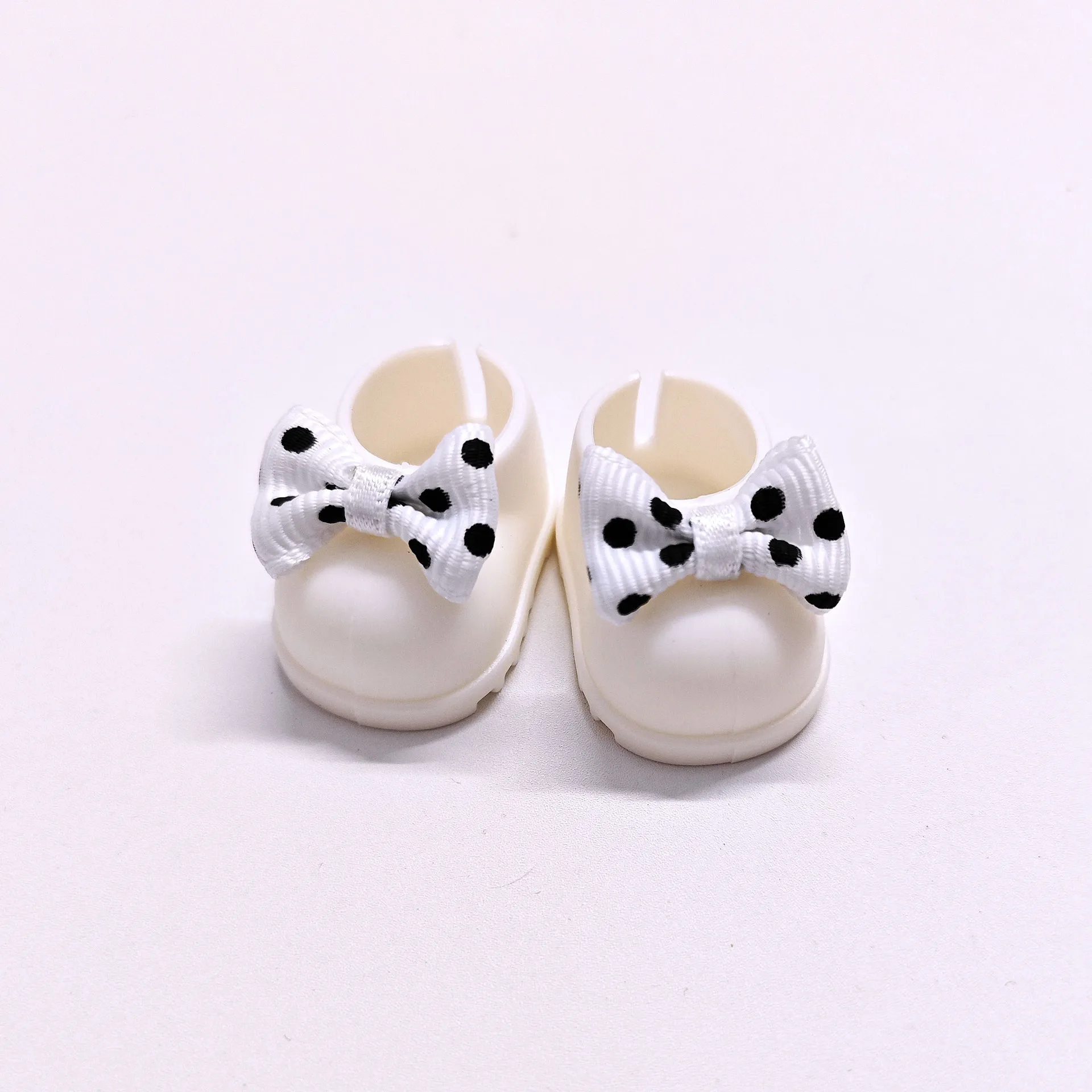 Para 17cm labubu mini boneca bonito arco mini sapatos estudante dedo do pé redondo design calçados conjunto boneca acessórios labubu roupas