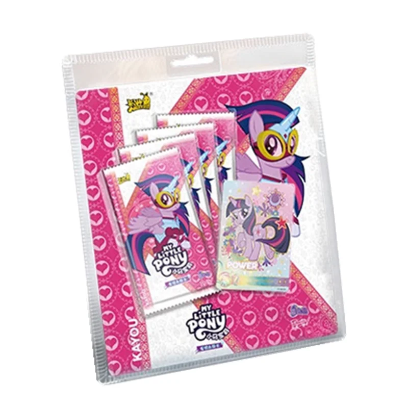 KAYOU My Little Pony Collection Cards New Anime Rare Album Collector\'s Edition Card Party Playing Game Card Toys Gift Boxes