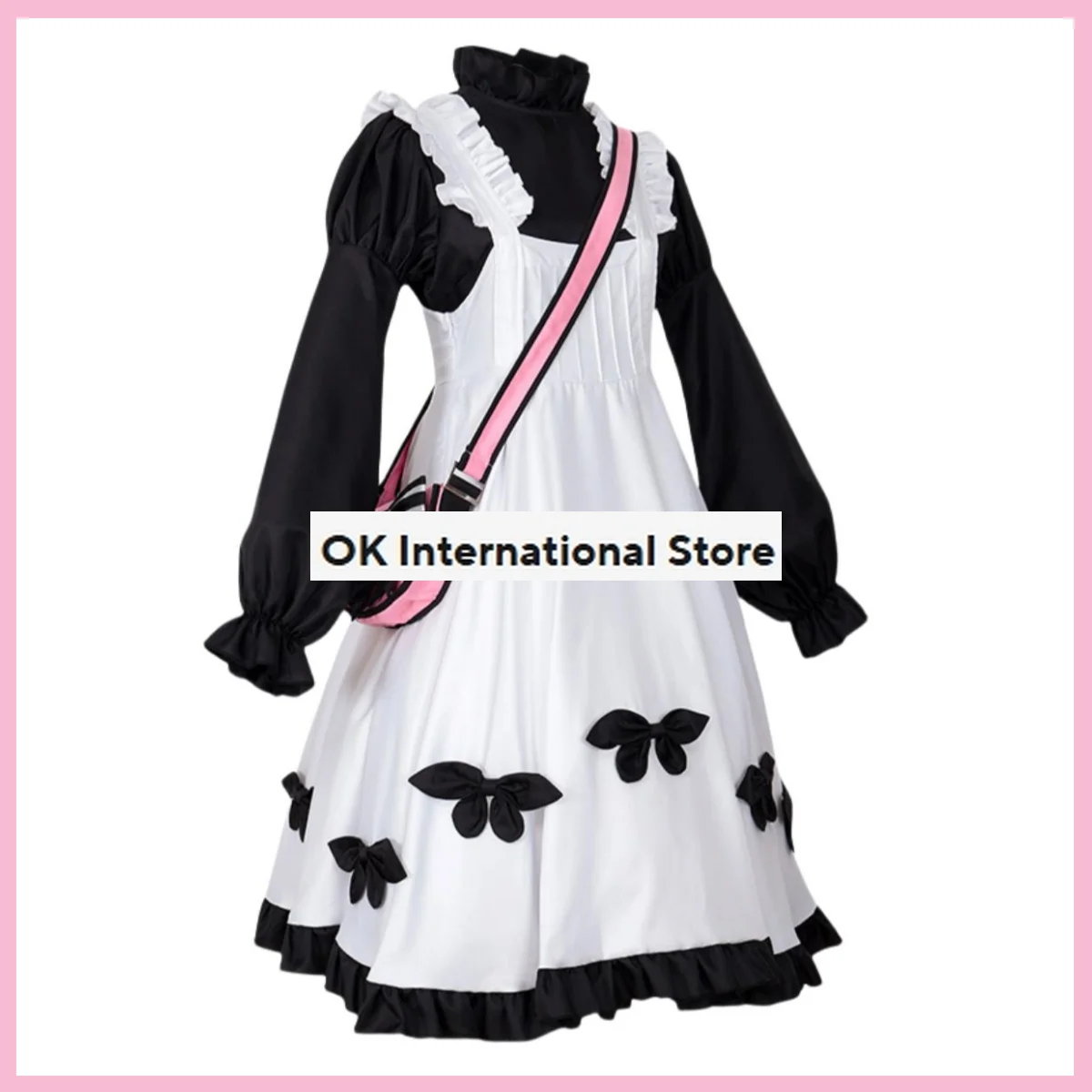 Anime Game Identity ⅤMemory Little Girl Alice Cosplay Costume Black White Camisole Skirt Lolita Woman Lovely Kawaii Party Suit