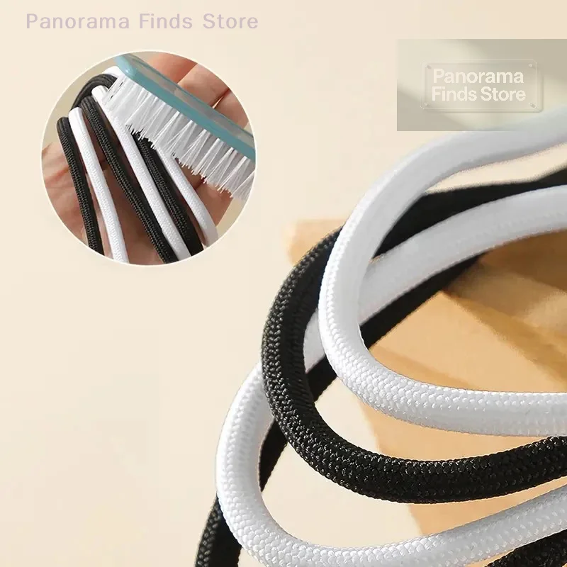 

2M Strong Elastic Band for Sweatpants Waist with Drawstring Strap Threading Device Cord Lock Stopper DIY Sewing Accessories