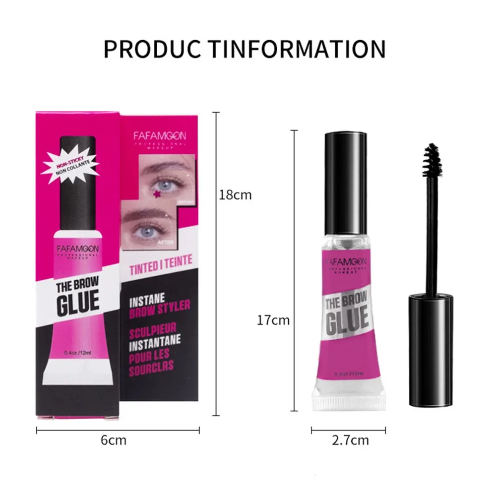 Gel transparent pour les yeux, séchage rapide, naturel, tridimensionnel, sauvage, effet longue durée, imperméable