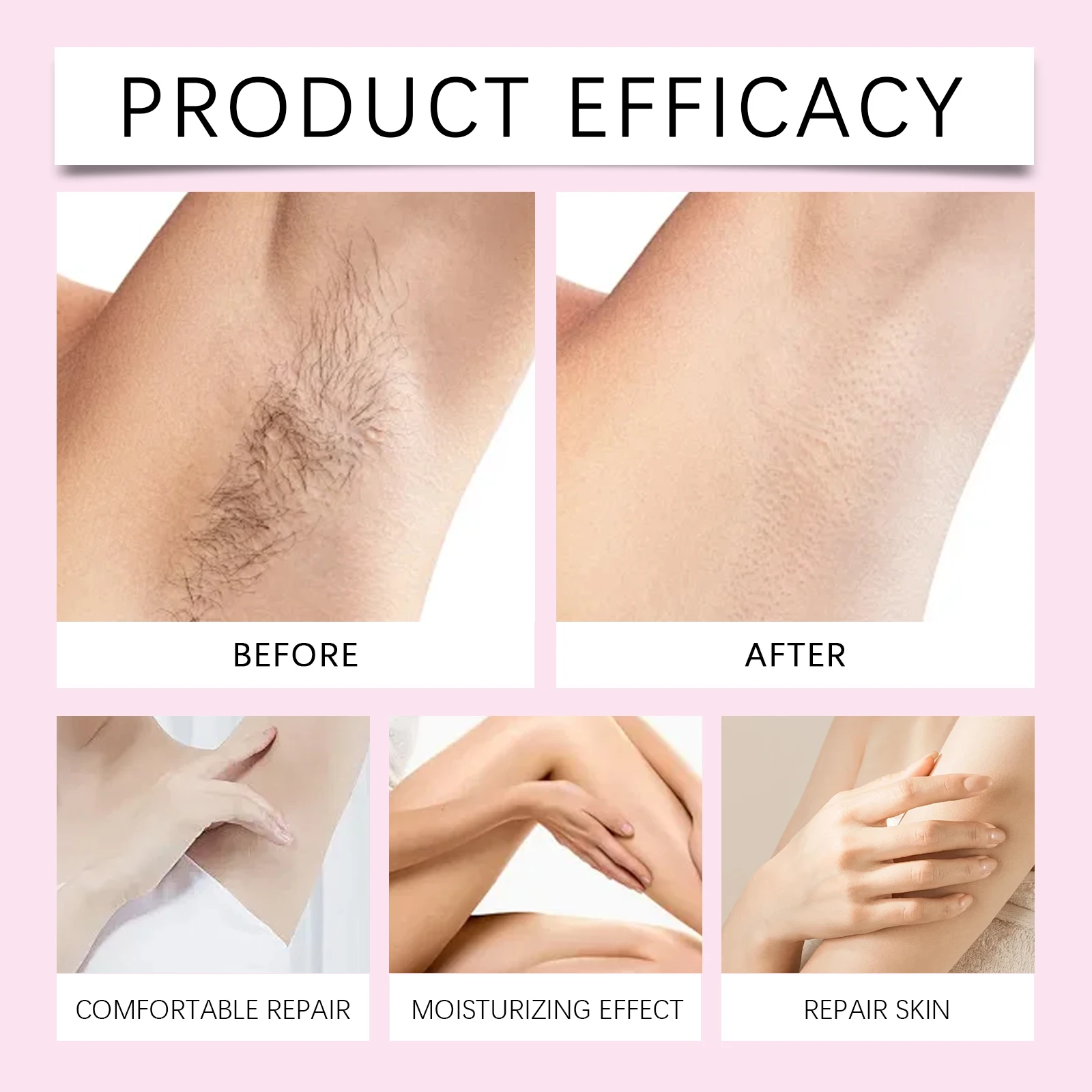 زيت الفراولة والفانيليا بعد الحلاقة للنساء للبشرة الناعمة الناعمة، زيت الحلاقة بعد الحلاقة يمنع الشعر والجفاف الغامض