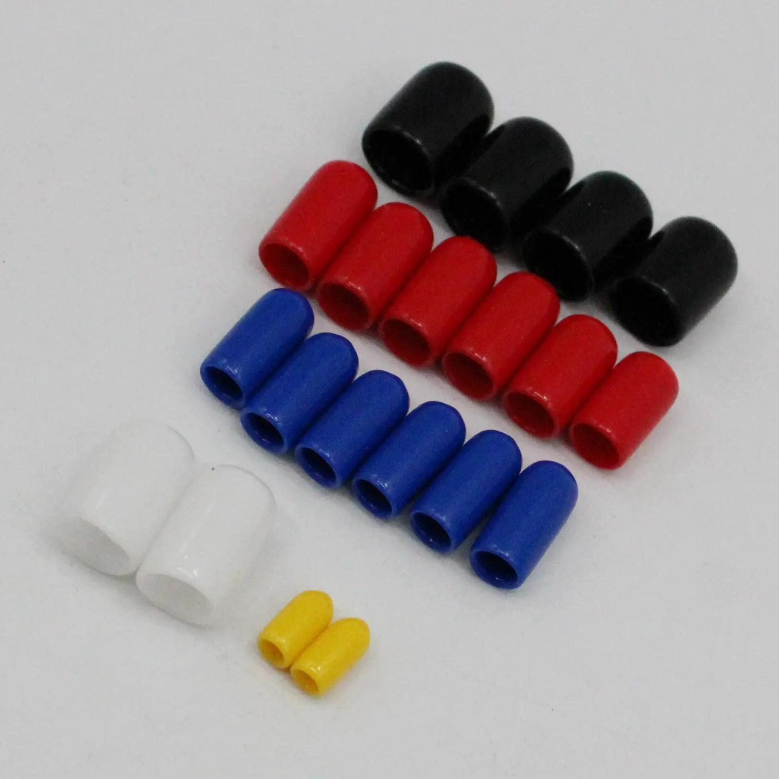 20 Pcs PVC Vacuum Cap Assort 1/8in 3/16in 1/4in 3/8in 5/16in Accessories