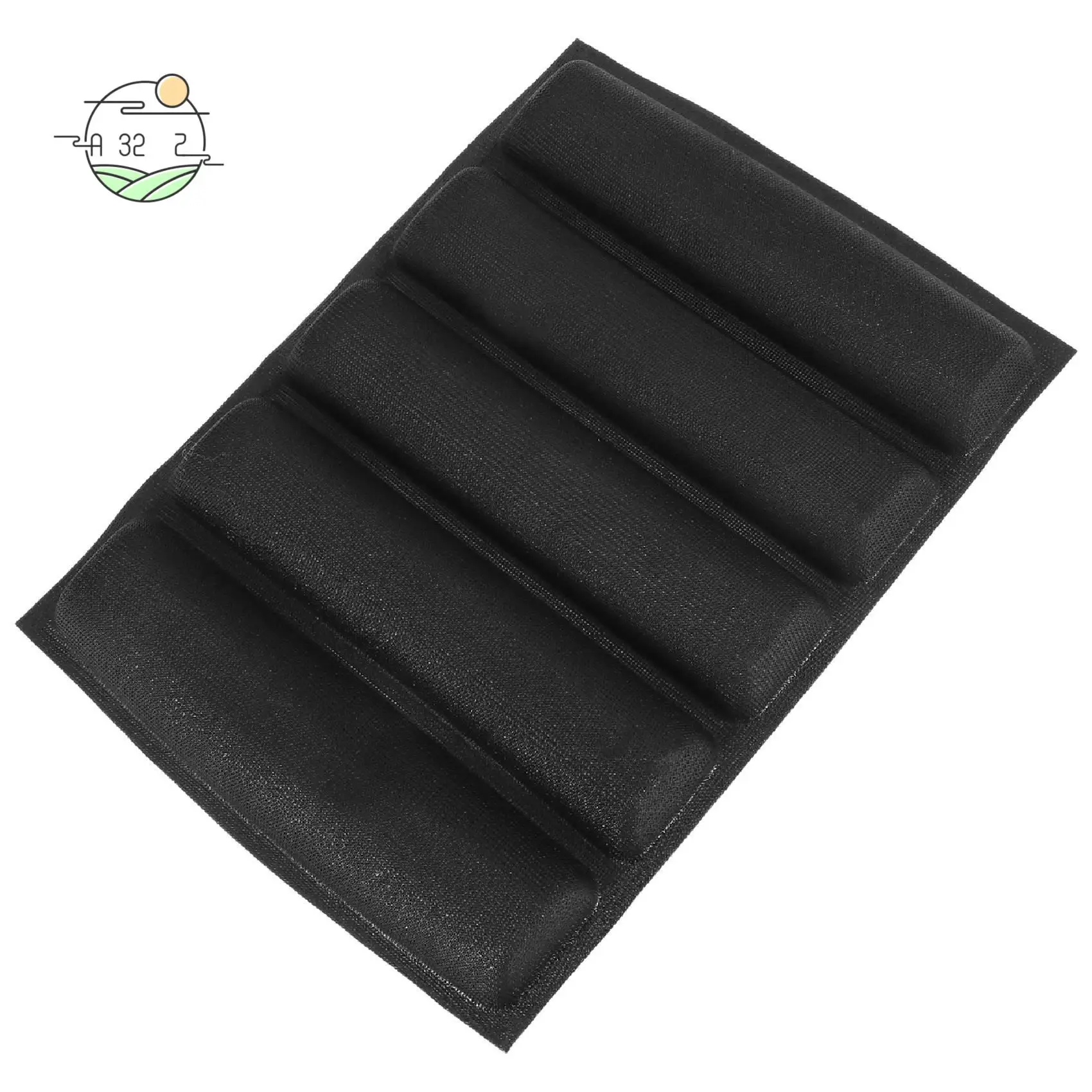 A32Z-Silicone Pan - Non-Stick Perforated Fench Bread Pan Forms , Hot Dog Molds , Baking Liners Mat Bread Mould
