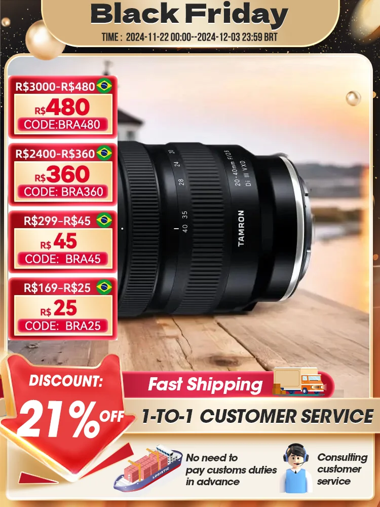 Tamron 20-40mm F2.8 Di III VXD Full Frame Mirrorless Camera Wide Angle Zoom Lens For SONY A6400 A6700 A7 II III IV A7C FX30 A7S3