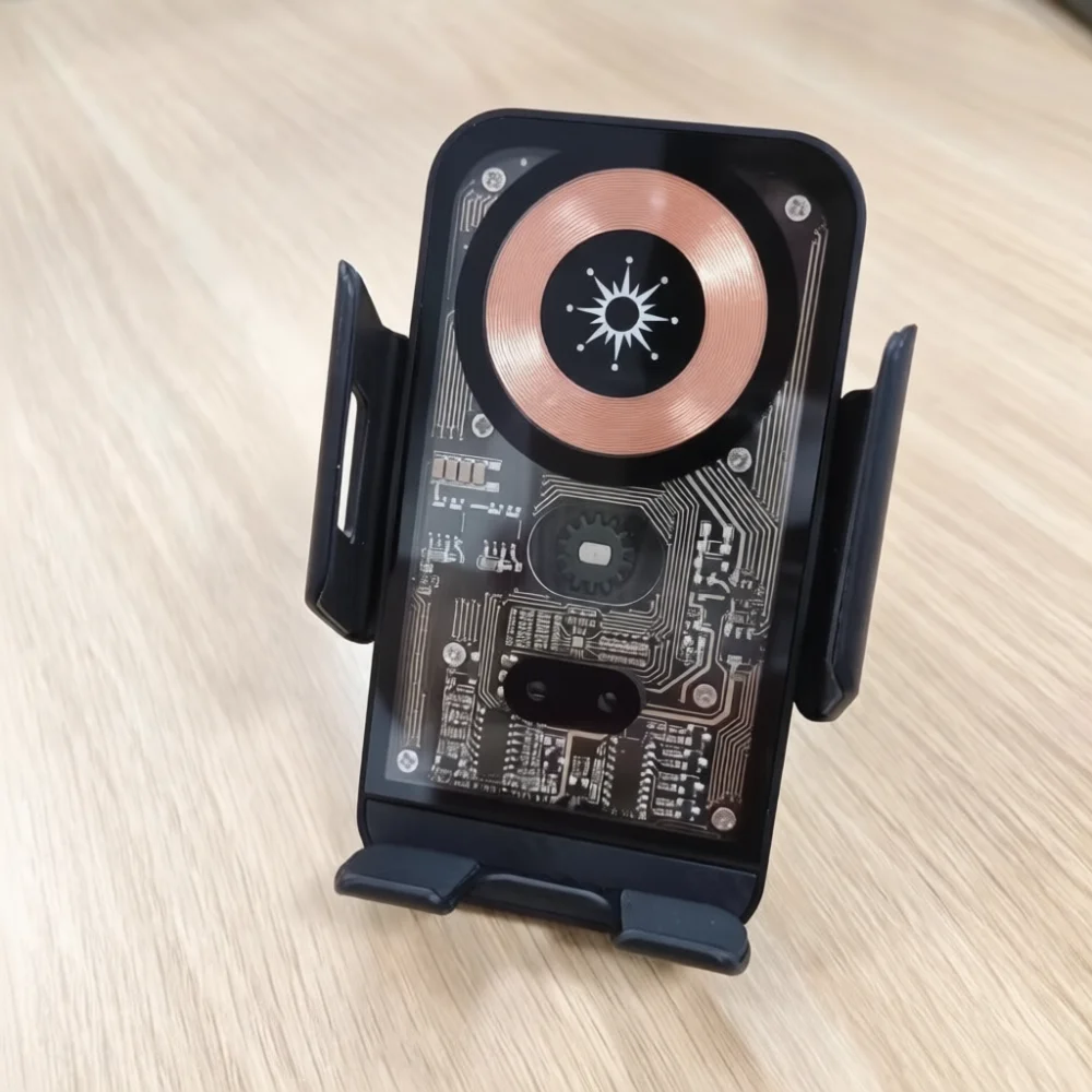 Smart Infrared Induction Car Wireless Charger 15W Automatic Clamping Phone Mount Holder Fast Charging Dock For Mobile Devices