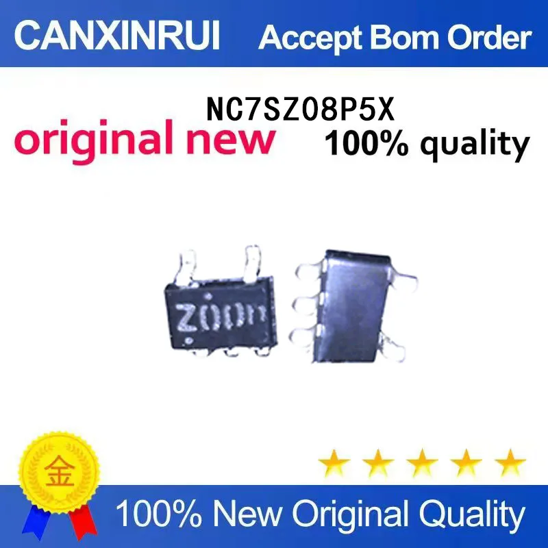 (5-100 Pieces)Brand new original NC7SZ08P5X silk screen Z08 * SC70-5 door and inverter IC chip in stock