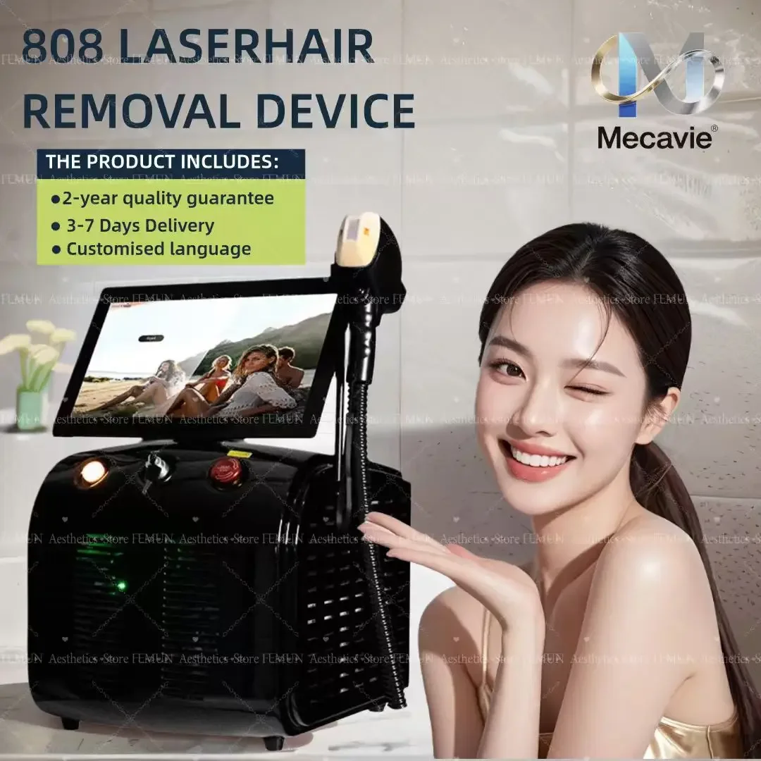 2025 4000w FAC New Technology Diode Laser Hair Removal Machine 4 Wavelength Painless Hair Removal Laser Titanium Metal Hair Remo