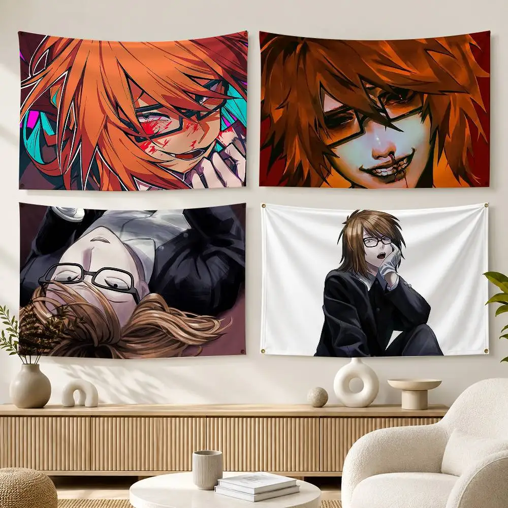 Horror Comic R-Randal Ivory Ranfren Flags Wall Hanging Background Art Banner for Bedroom Home Outdoor Decor