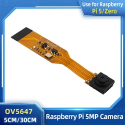 Raspberry Pi Zero Camera Module 5MP 1080P OV5647 Mini Webcam 15 PIN To 22PIN for Raspberry Pi 5 Zero 2 W Optional 5cm 30cm