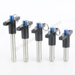 QB117 Factory Outlet Aluminum T-Handle Locating Safety Pins Button Quick Release Ball Head Lock Pins