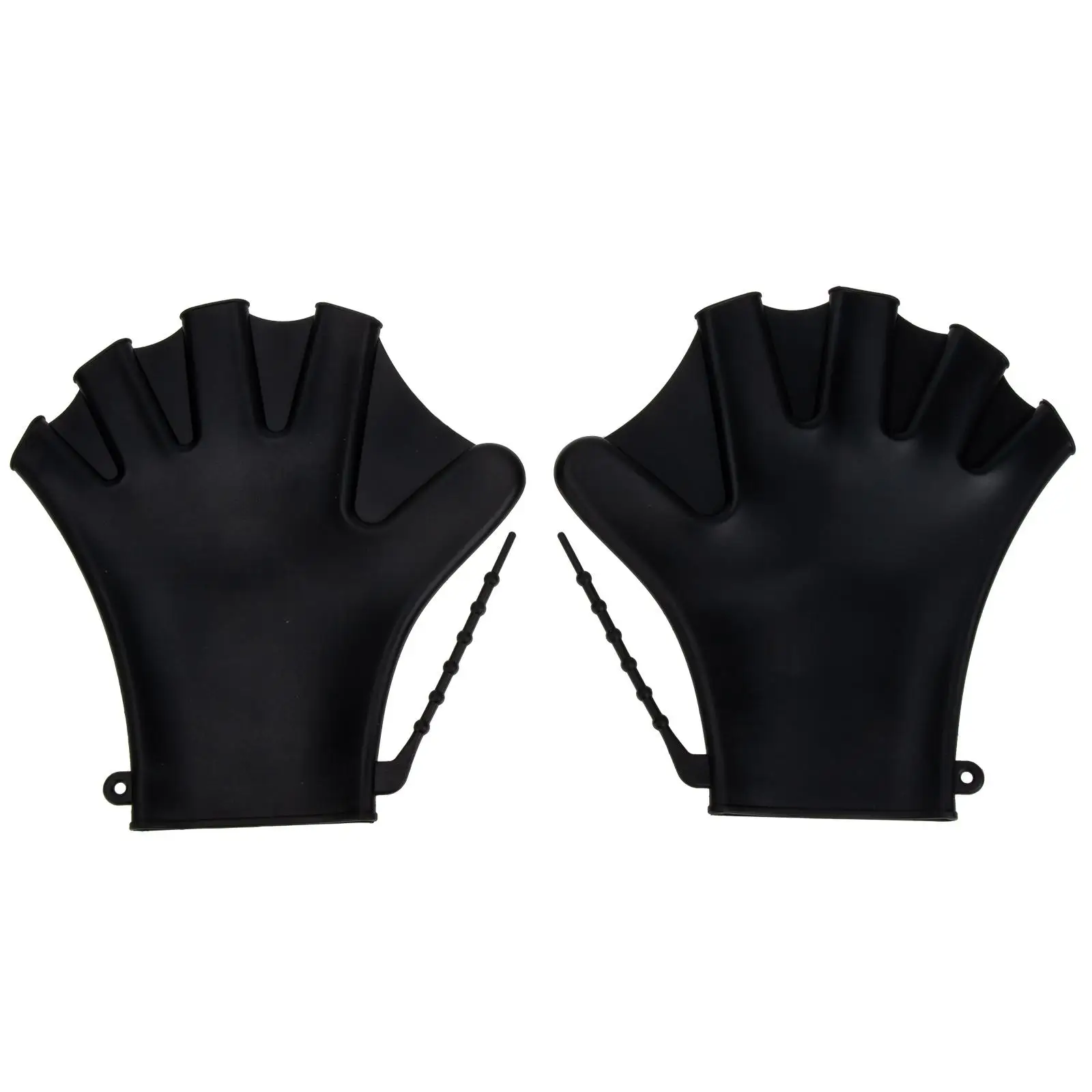 Silicone Webbing Diving Gloves Swimming Warm Water Mitts Hand Gel Paddles Scuba Pool Gloves Adjustable Paddles Water Sports