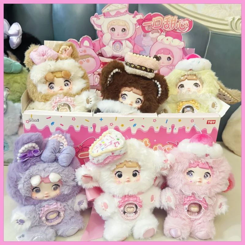 Originele Hot Nommi Kleefrijst X Amaryllis Co Branded Sweetheart Serie Pluche Blind Box Mode Handgemaakte Sieraden Schattige Pop Gi