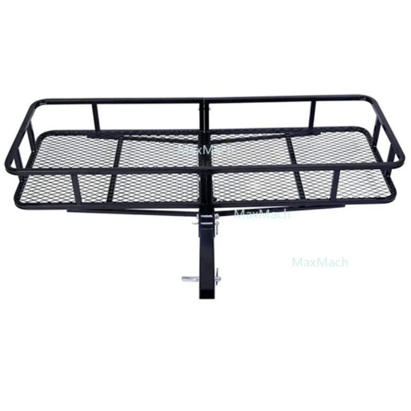 Car Rear Drag Frame Capacity Basket Trailer Hitch Cargo Carrier Fits 2-Inch Receiver Elastic Cargo Net With Hooks Large Capacity