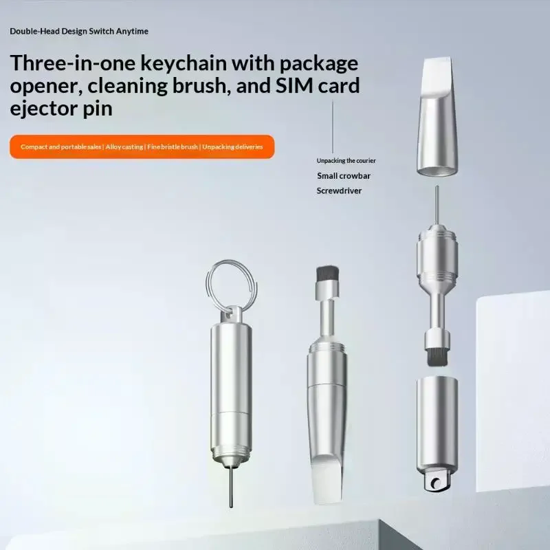 SIM Card Tray Removal Tool Eject Pin Earbuds Cleaning Brush Reset Tools Needle Opener Cleaner Pen Kit For Phone/EARPHONE - view 3