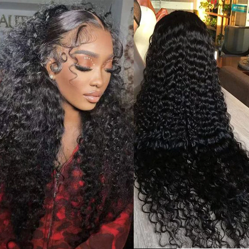 Deep Wave Frontal Wig 13x6 Hd Lace Water Wave 13x6 Lace Front Wigs Deep Wave Frontal Wig Water Wave 13x6 Lace Front Wig Hd Lace