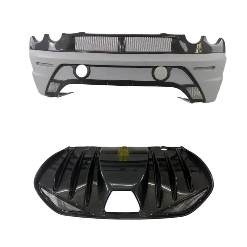 

Используется для Ferrari F430 SC Racetrack Style, полууглеродное волокно, комплект заднего бампера, передний бампер, боковая юбка, украшение кузова