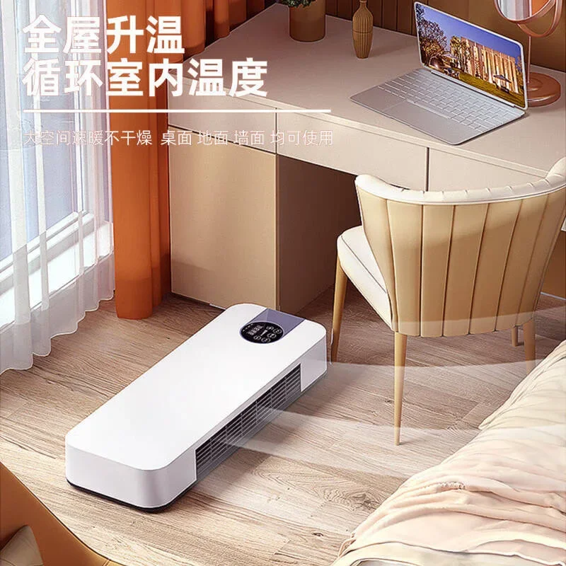 Good Electric Wall Mounted Heater with Fence Wind Outlet Nature Warm Air Wall Mounted Heating Machine for Space Saving Safety in