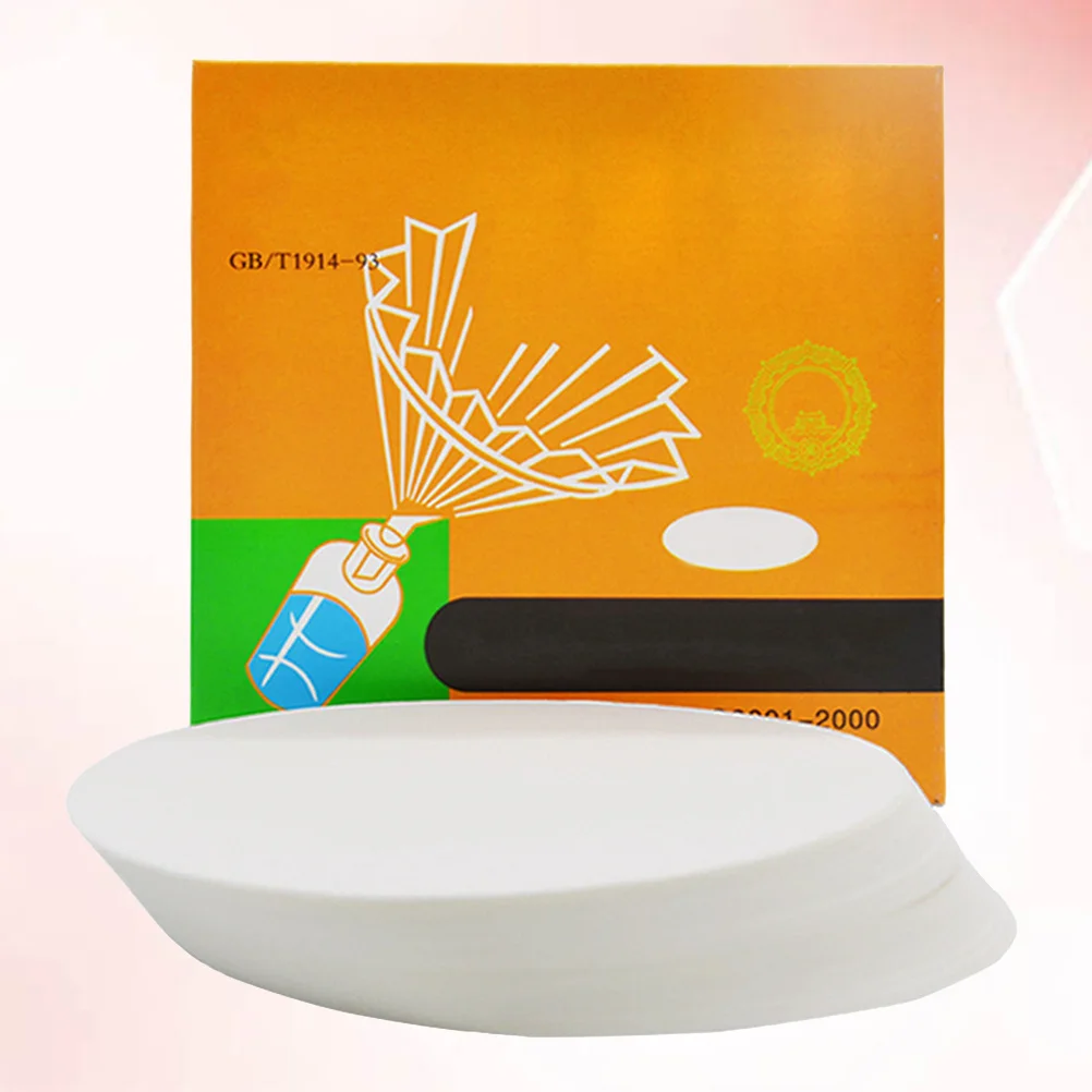 

7Cm Round Qualitative Filter Paper Discs For Chemistry Lab Test Oil Analysis Fast Flow Medium Retention Teaching