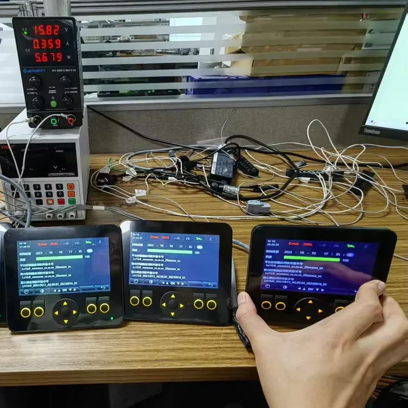 MAF 5 Inch Touch Screen HMI Aerial Work Platform 9 Button CAN Bus Display Codesys Programing LCD Screen Construction