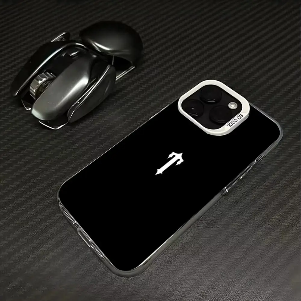Hot T-Trapstars Phone Case For Iphone 17 16 15 14 Pro Max Xr Air Plus Black Silver Hard Shell Cover view 2