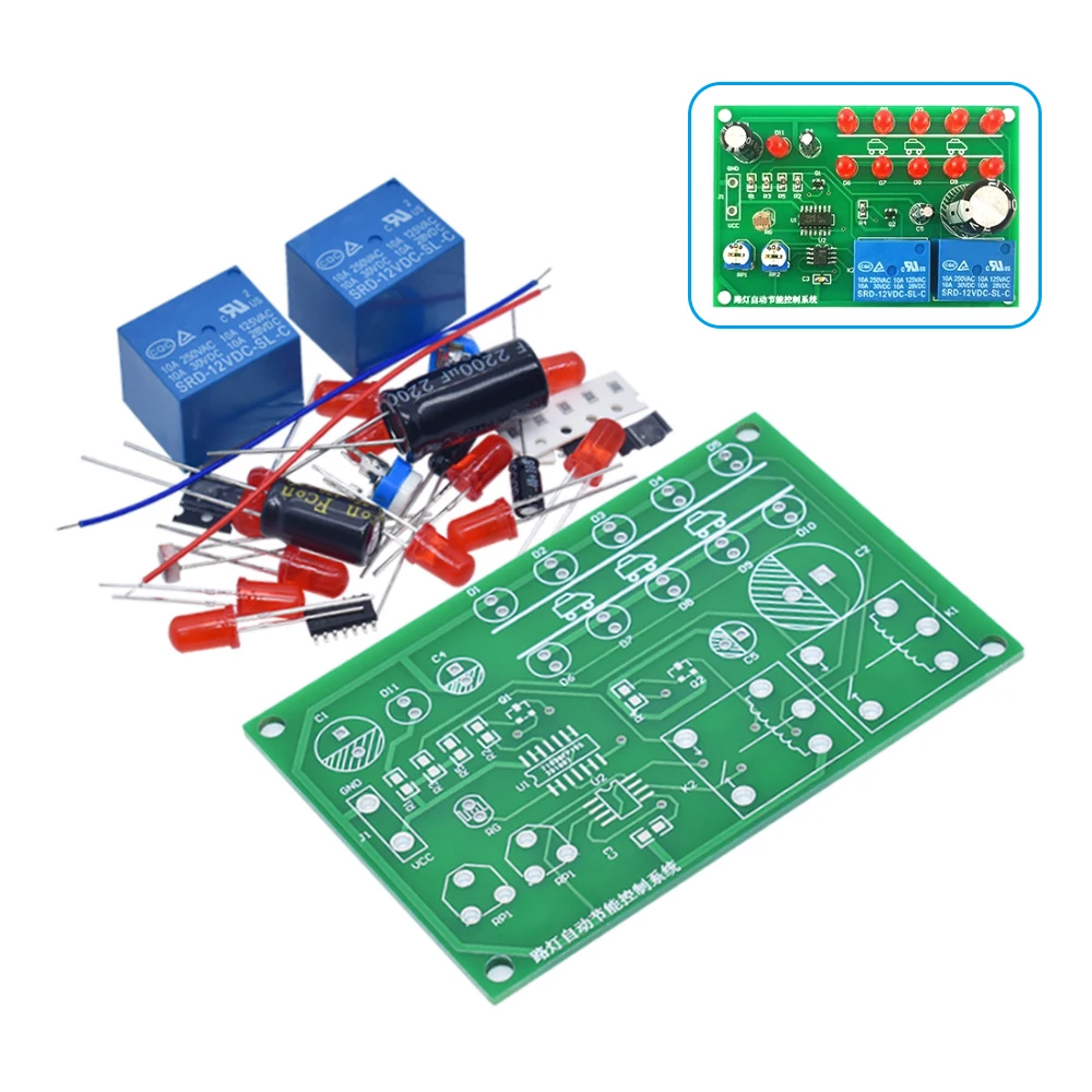 Street Lamp Automatic Energy-saving Control System Experiment Kit Electronic Production Parts DIY Smart Street Lamp Control