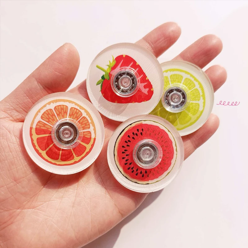 10PCS Fruit Style Small Fidget Spinners Anxiety Stress Relief Toys For Kids Classroom Prizes Party Favors Goodie Bag Stuffers