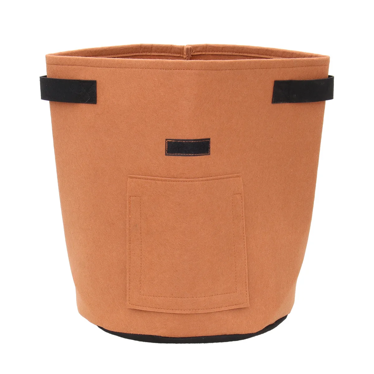 

Plant Grow Pouch Brown Felt Fabric Grow Bag For Potato Taro Carrot Vegetable Root Breathing Growth Balcony Garden Use