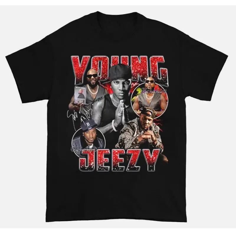 Camiseta joven Jeezy y firma para Fans S 5Xl