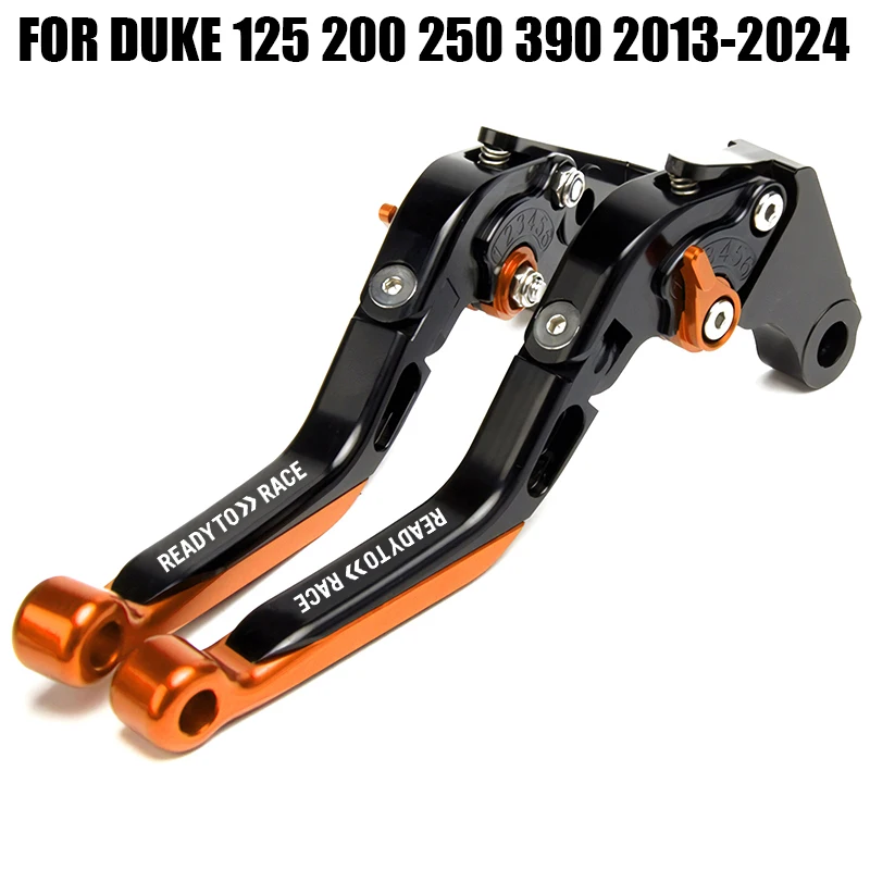 For Duke 390 250 200 125 RC390 ADVENTURE Clutch Lever Brake Lever Set Foldable Adjustable Handle Levers Accessories Parts