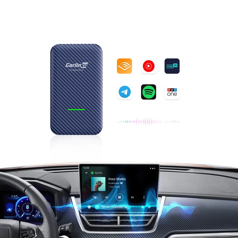 4.0 Wired CarPlay To Wireless Dongle Compatible With The Car Player Have Wired CarPlay System