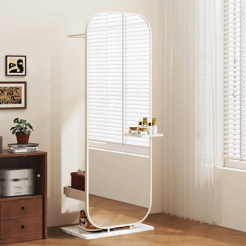 Standing Floor Mirror Modern Items Korean Style Full Body Aesthetic Mirror Funky Luxury Spiegel Wand Living Room Decorations