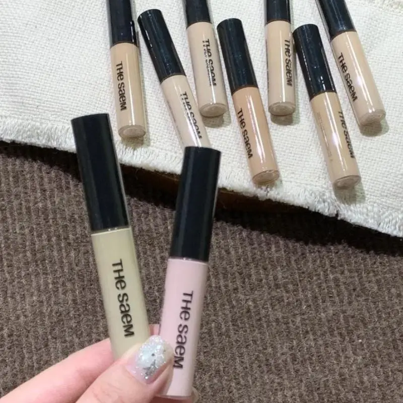 더샘 롱래스팅 리퀴드 컨실러 다양한 색상 잡티 다크서클 커버 일상 메이크업에 적합한 얼굴 컨실러