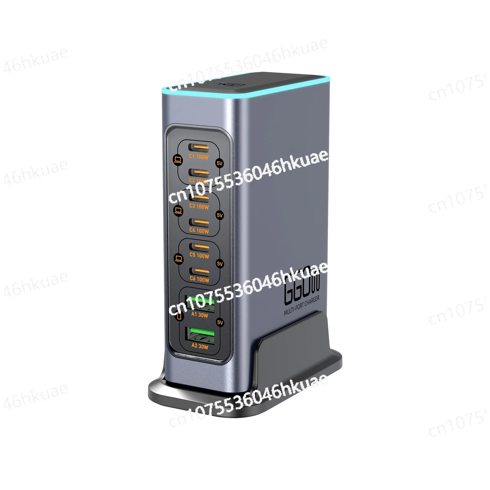 

Applicable to mobile phone notebook multi-port charger PD100W multi-port fast charging, gallium nitride charger