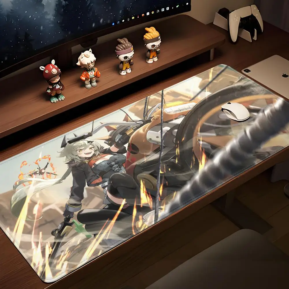 

ZZZ Gaming Caesar King Mouse Pad Evelyn Chevalier Asaba Harumasa Zenless Zone Zero Keyboard Desk Mats XXL Anime Girls Mousepad