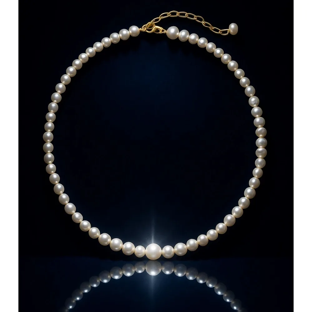 

Изящное колье-чокер с жемчугом 3 мм, позолоченное 18-каратным золотом, минималистичный подарок для женщин