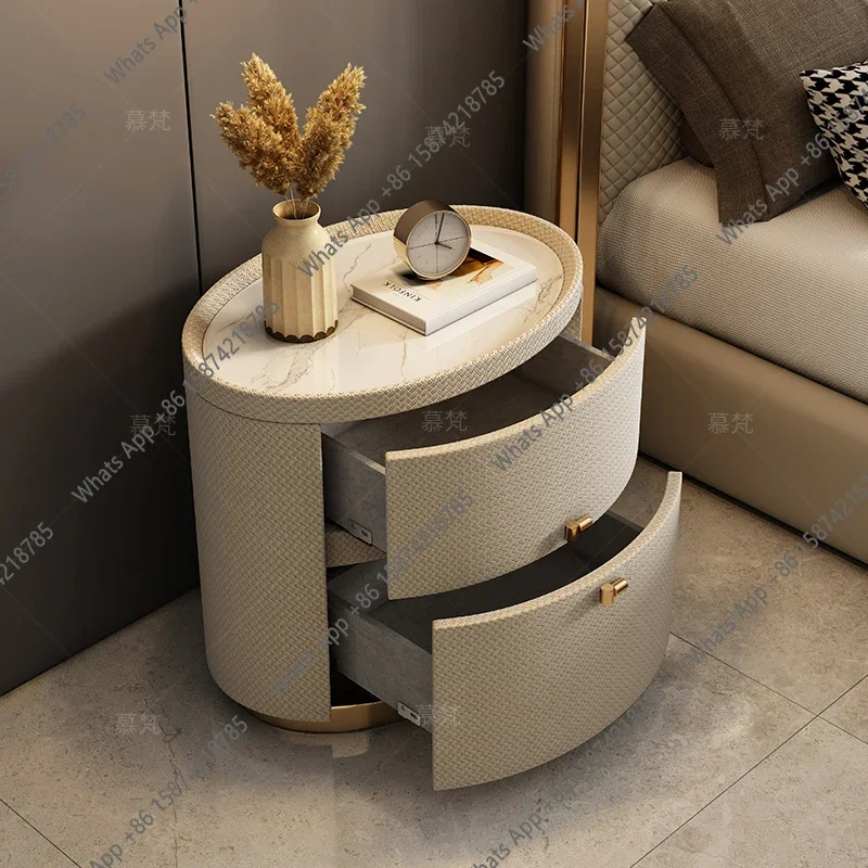 N64 KLuxury Storage Nightstand Minimalist Drawer Aesthetic Trendy Bedside Table Modern Nordic Comodini Camera Letto Bedroom Furn