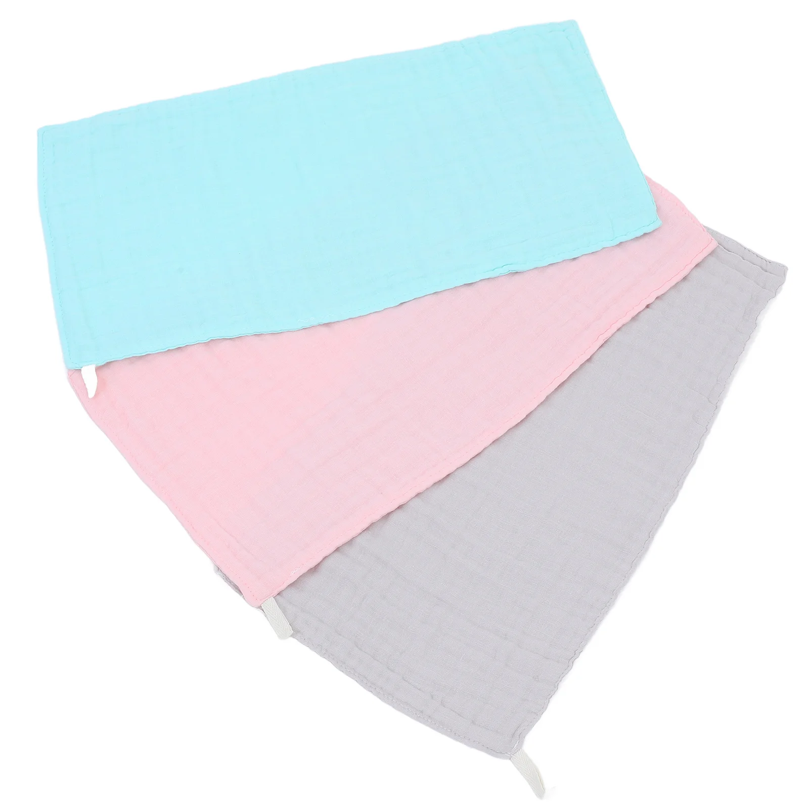 

3Pcs Cotton Newborn Towel Lap Shoulder Drool Cloth Saliva Towel Burp Cloths Safe Comfortable Durable Lightweight