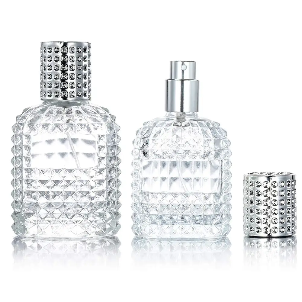 1/3Pcs 30ml 50ml New Style Pineapple Portable Glass Perfume Bottle With Spray Empty With Atomizer Refillable Bottles Fragrance