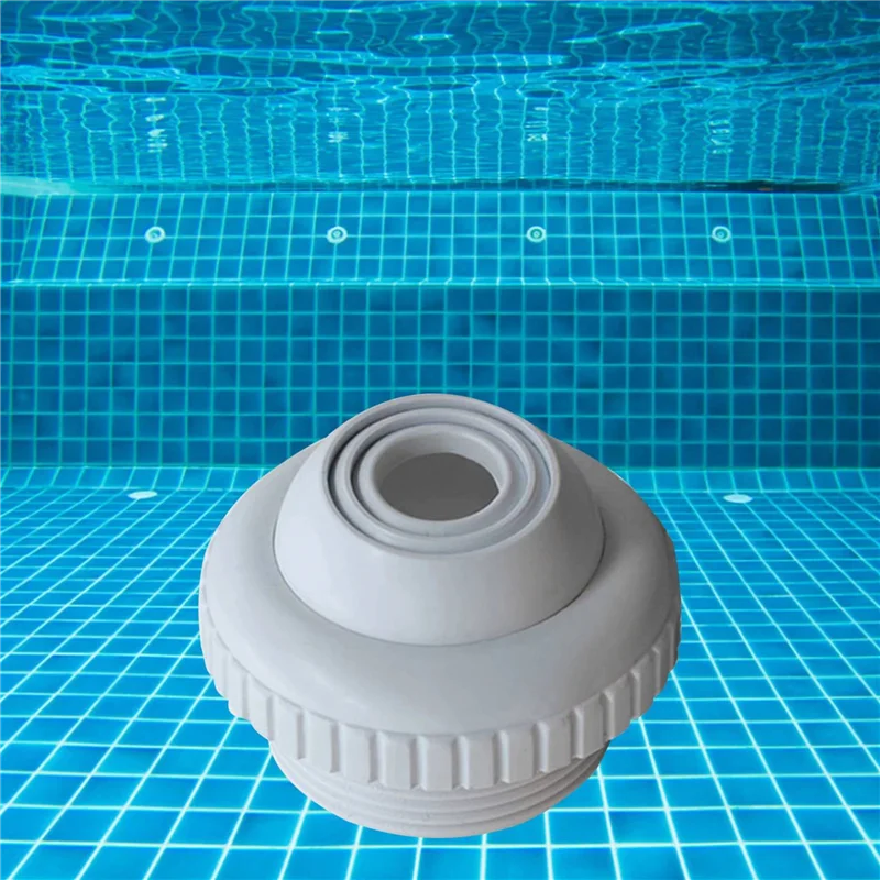 

A69E8X Swimming Pool Spa Return Jet Fitting Massage Nozzle Inlet Outlet Bath Tub Nozzle With Adjustable Jet Eyeball