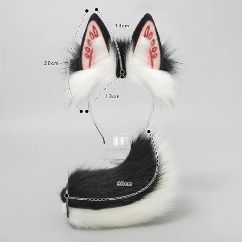 1SET/ Eldritch Horror Bunny Ear Headband & Tail - Cthulhu Cultist Set with Glow Tentacles | RPG Mystery Game Gear