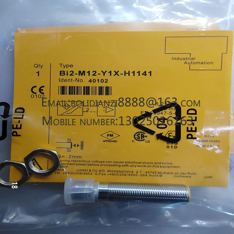 

Новый датчик приближения BI2U-EG08-AP6X-V1131/RP6X/RN6X BI2-EG08-AG41X-H1341 В наличии
