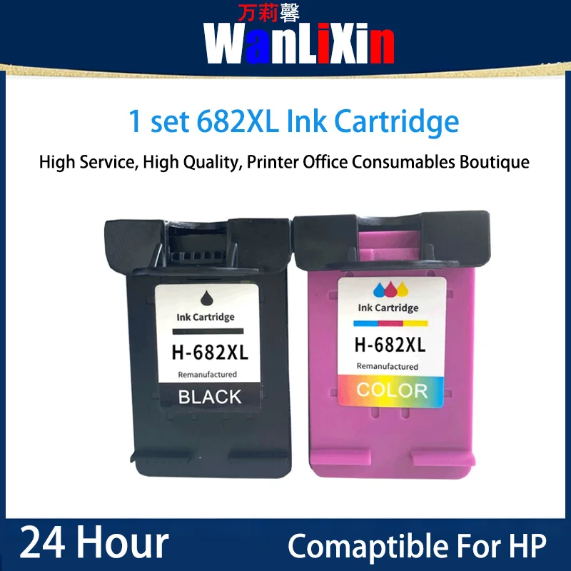 

1 set 682 Ink Cartridge Compatible For HP 2776 2800 2778 2876 2336 6478 4176 4175 4278 6475