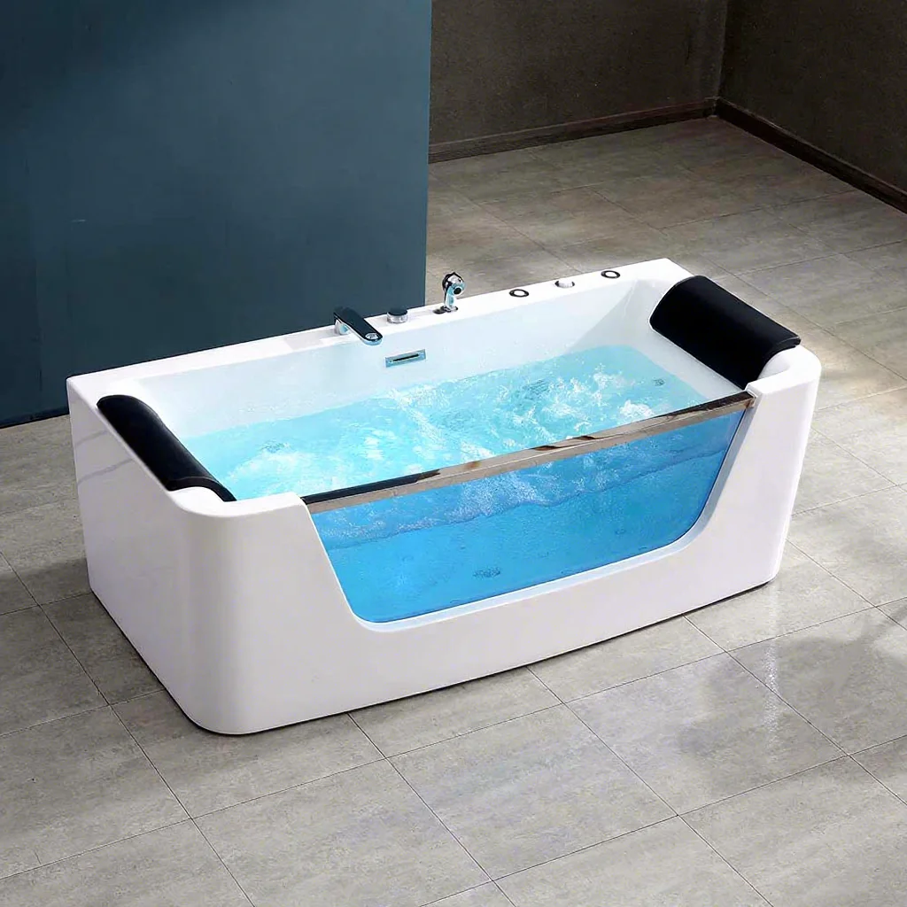 Cascada Surf Spa Baño Villa Interior Air Jet Jacuzzi con Seat Jacuzzi