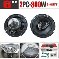 1Pair 6inch (2X 400W) 800W Car Stereo Speakers Coaxial Audio Car Speaker Quick Replacement Component Speaker Vehicle Door ﻿ ﻿