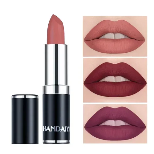 Imagen 2 del producto Pintalabios de maquillaje mate, lápiz labial líquido de Color marrón Nude Chocolate, brillo de labios mate, nuevo
