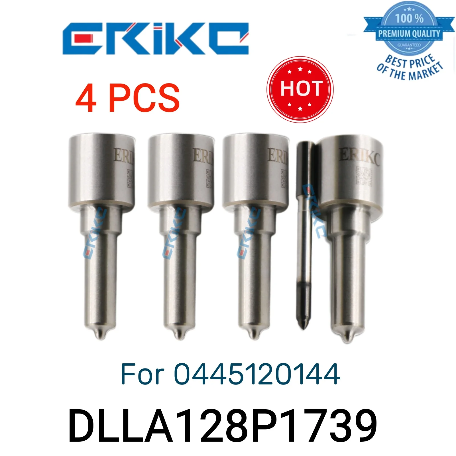 4 PCS DLLA128P1739 Nozzle Original 0 433 172 063 DLLA 128 P 1739 Nozzle Fuel Injection DLLA 128P1739 Jet Spray for 0445120144