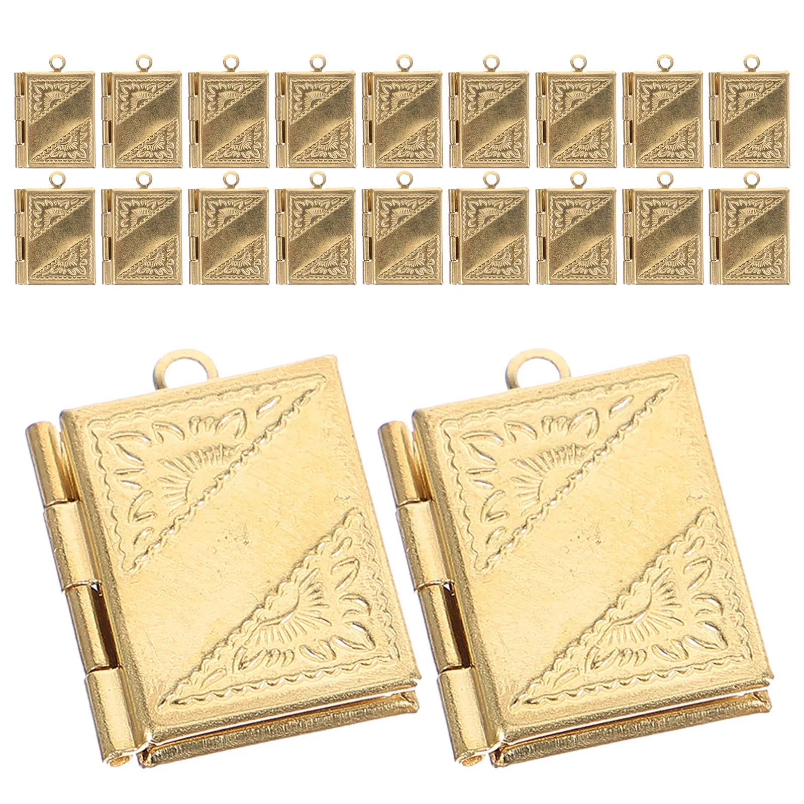 20Pcs Copper Rectangle Book Ph - Jewelry Making Books recension och pris