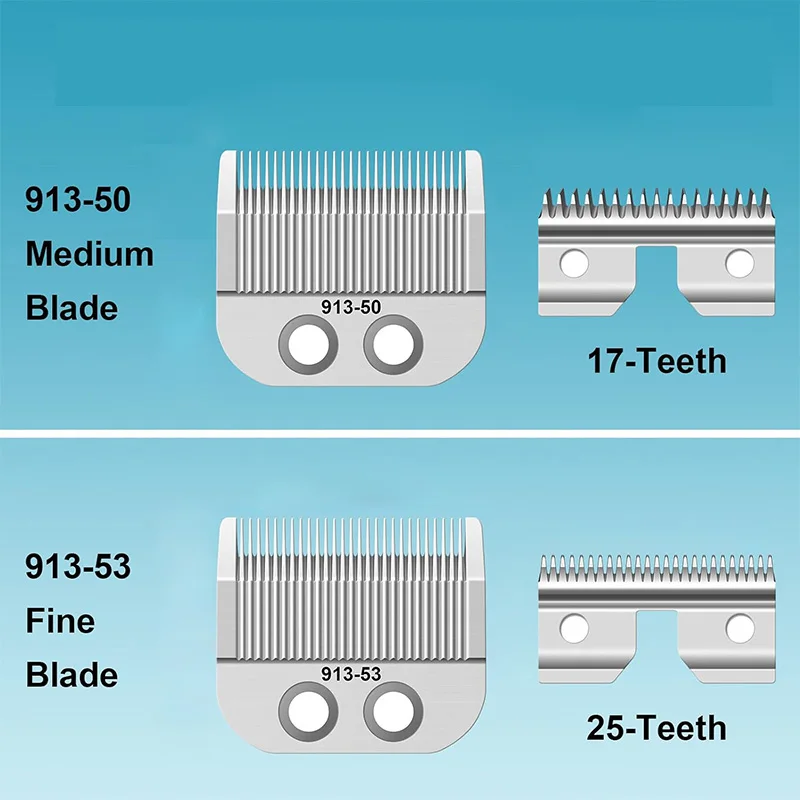 Replacement #913-50 913-53 Adjustable Medium Blade Fit For Oster Fast Feed 76023 & Salon Pro Clippers 76830