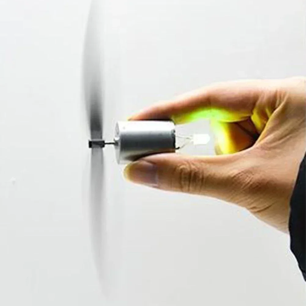 1pcs Mini Wind Turbine ABS Plastic Powerful Motor Versatile Teaching Tool For Withstanding Various Testing Conditions